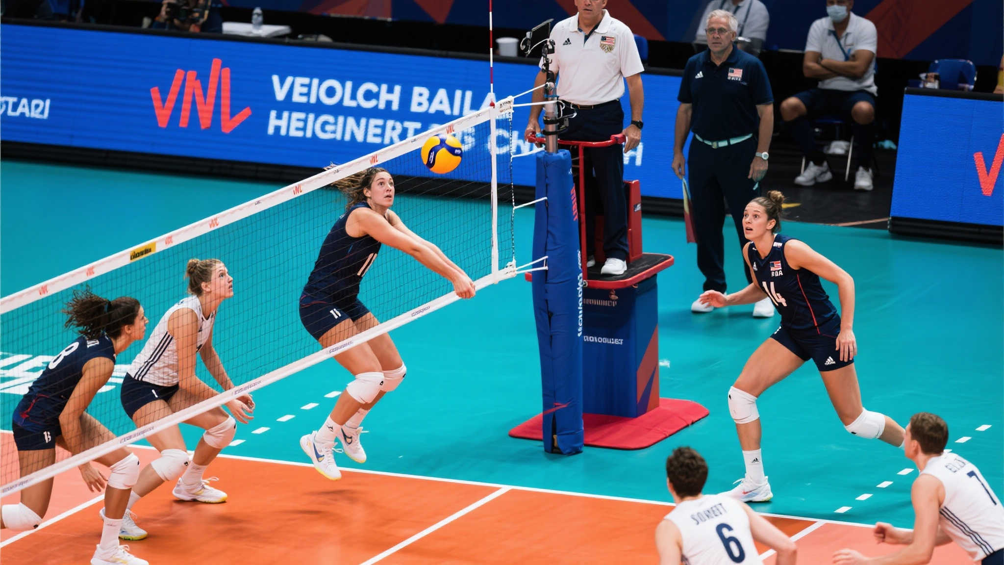 进入第二、三局后，美国及其教练组展示出多年来丰富经